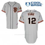 Camiseta Beisbol Hombre San Francisco Giants Joe Panik 12 Gris Alterno Cool Base