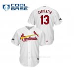 Camiseta Beisbol Hombre St. Louis Cardinals Matt Carpenter 2019 Postseason Cool Base Blanco