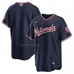 Camiseta Beisbol Hombre Washington Nationals Alterno Replica Azul