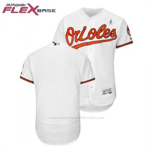 Camiseta Beisbol Hombre Baltimore Orioles Blanco 2018 Dia del Padre Flex Base