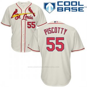 Camiseta Beisbol Hombre St. Louis Cardinals Stephen Piscotty Crema Cool Base