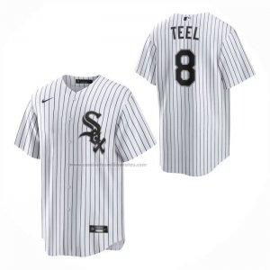 Camiseta Beisbol Nino Chicago White Sox Kyle Teel Primera Replica Blanco