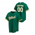 Camiseta Beisbol Hombre Oakland Athletics Personalizada Replica Alterno Verde