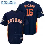 Camiseta Beisbol Hombre Houston Astros 2017 World Series Brian Mccann Azul Cool Base