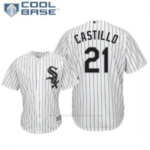 Camiseta Beisbol Hombre Chicago White Sox Welington Castillo Cool Base 1ª Blanco