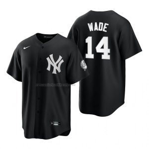 Camiseta Beisbol Hombre New York Yankees Tyler Wade Replica 2021 Negro