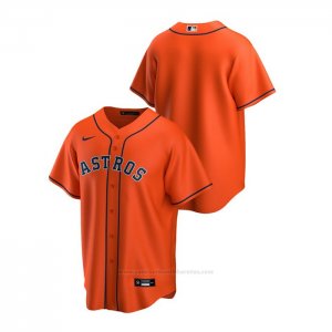 Camiseta Beisbol Hombre Houston Astros Replica Alterno Naranja