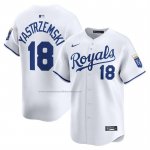 Camiseta Beisbol Hombre Kansas City Royals Mike Yastrzemski Primera Limited Blanco Camiseta Beisbol Hombre Kansas City Royals Mike Yastrzemski Primera Limited Blanco