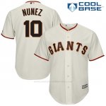 Camiseta Beisbol Hombre San Francisco Giants Eduardo Nunez Crema Cool Base