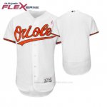 Camiseta Beisbol Hombre Baltimore Orioles Blanco 2018 Dia de la Madre Flex Base