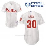 Camiseta Beisbol Hombre Philadelphia Phillies Dave Cash 30 Blanco 1ª Cool Base