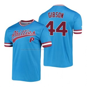 Camiseta Beisbol Hombre Philadelphia Phillies Kyle Gibson Cooperstown Collection Stitches Azul