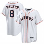 Camiseta Beisbol Hombre Houston Astros Christian Walker Primera Replica Blanco