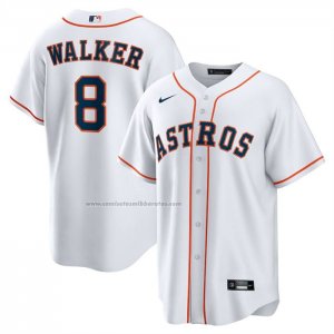 Camiseta Beisbol Hombre Houston Astros Christian Walker Primera Replica Blanco