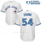 Camiseta Beisbol Hombre Toronto Blue Jays Ousna Roberto Blanco Cool Base