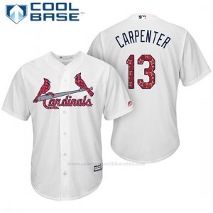 Camiseta Beisbol Hombre St. Louis Cardinals 2017 Estrellas y Rayas Matt Carpenter Blanco Cool Base