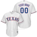 Camiseta Texas Rangers Personalizada Blanco