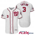 Camiseta Beisbol Hombre Washington Nationals Michael Taylor Blanco 2018 All Star 1ª Flex Base