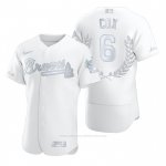 Camiseta Beisbol Hombre Atlanta Braves Bobby Cox Awards Collection Retirement Blanco