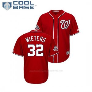 Camiseta Beisbol Hombre Washington Nationals Matt Wieters 2018 All Star Game Cool Base Scarlet