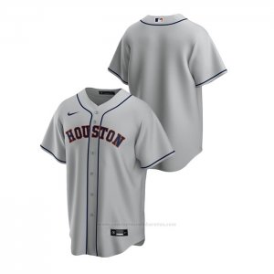 Camiseta Beisbol Hombre Houston Astros Replica Road Gris