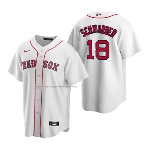 Camiseta Beisbol Hombre Boston Red Sox Kyle Schwarber Replica Primera Blanco