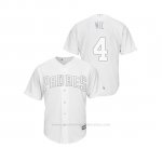 Camiseta Beisbol Hombre San Diego Padres Wil Myers 2019 Players Weekend Replica Blanco