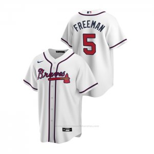 Camiseta Beisbol Hombre Atlanta Braves Freddie Freeman 2020 Replica Primera Blanco
