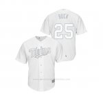 Camiseta Beisbol Hombre Minnesota Twins Byron Buxton 2019 Players Weekend Replica Blanco