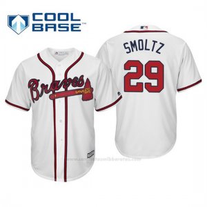 Camiseta Beisbol Hombre Atlanta Braves John Smoltz Cool Base Majestic Home 2019 Blanco