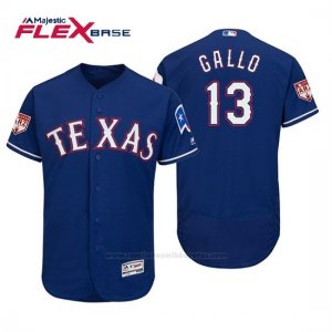 Camiseta Beisbol Hombre Texas Rangers Joey Gallo Flex Base Entrenamiento de Primavera 2019 Azul