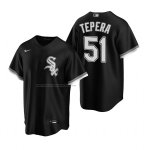 Camiseta Beisbol Hombre Chicago White Sox Ryan Tepera Replica Alterno Negro