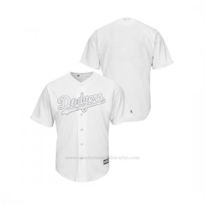 Camiseta Beisbol Hombre Los Angeles Dodgers 2019 Players Weekend Replica Blanco