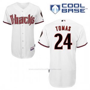 Camiseta Beisbol Hombre Arizona Diamondbacks 24 Yasmany Tomas 1ª Blanco Cool Base