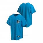 Camiseta Beisbol Hombre Miami Marlins Replica Alterno Azul