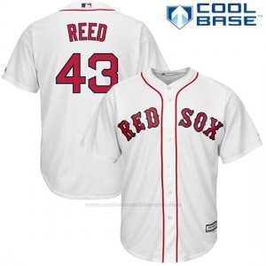 Camiseta Beisbol Hombre Boston Red Sox 43 Addison Reed Blanco 1ª Cool Base