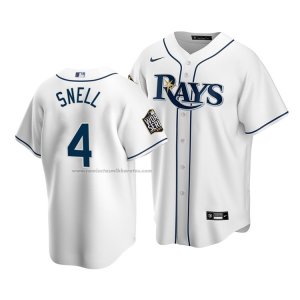 Camiseta Beisbol Nino Tampa Bay Rays Blake Snell 2020 Primera Replica Blanco