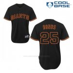 Camiseta Beisbol Hombre San Francisco Giants Barry Bonds 25 Negro Fashion Cool Base