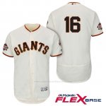 Camiseta Beisbol Hombre San Francisco Giants Angel Pagan Ivory 1ª 60th Season Flex Base