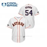 Camiseta Beisbol Hombre Houston Astros Roberto Osuna 2019 Postseason Cool Base Blanco