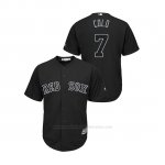 Camiseta Beisbol Hombre Boston Red Sox Christian Vazquez 2019 Players Weekend Colo Replica Negro