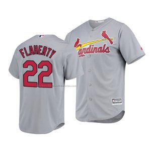 Camiseta Beisbol Hombre St. Louis Cardinals Jack Flaherty Cool Base Road Gris