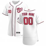 Camiseta Beisbol Hombre Washington Nationals Personalizada Blanco