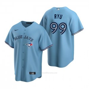 Camiseta Beisbol Hombre Toronto Blue Jays Hyun Jin Ryu Alterno Replica Azul
