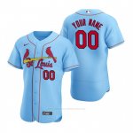Camiseta Beisbol Hombre St. Louis Cardinals Personalizada Autentico 2020 Alterno Azul