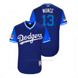 Camiseta Beisbol Hombre Los Angeles Dodgers Max Muncy 2018 Llws Players Weekend Munce Royal