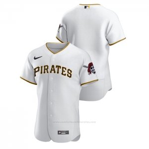 Camiseta Beisbol Hombre Pittsburgh Pirates Authentic Blanco