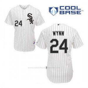 Camiseta Beisbol Hombre Chicago White Sox 24 Early Wynn Blanco 1ª Cool Base