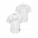 Camiseta Beisbol Hombre New York Mets Brandon Nimmo 2019 Players Weekend Replica Blanco