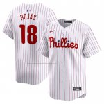 Camiseta Beisbol Hombre Philadelphia Phillies Johan Rojas Primera Limited Blanco
